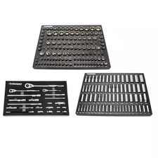 1/4 In., 3/8 In. and 1/2 In. Mechanics Tool Set with EVA Storage Trays (222-Piec picture