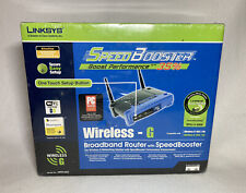 Linksys Cisco WRT54GS Wireless-G Broadband Router SpeedBooster 35% Boost 2.4 GHz picture