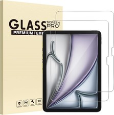 (2PCS) iPad Air 13 inch M4 2026/M3 2025/M2 2024 Tempered Glass Screen Protector picture