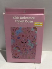 GEMS Kids Unicorns Universal Tablet Case Pink Blue Fits Up to 11