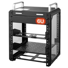 VEVOR 6U Network Rack 7.87 Inch Depth Open Frame Server Rack for 10 Inch Network picture