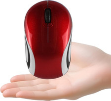 Usbkingdom Mini Small Wireless Mouse for Travel Optical Portable Mini Cordless M picture