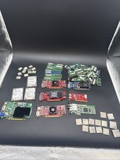 Lot Of Used Computer Parts Untested Sold AS-IS CPU, Graphics Card, Hard Drives picture