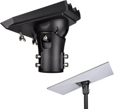 Adjustable Pipe Adapter for Starlink Gen 3/Standard 4/4X Dish,Black | Pole Mount picture