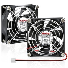 2PCS 8025 48V 80mm DC Computer Cooling Fan 80x80x25mm 2Pin High CFM | 48V Fan picture
