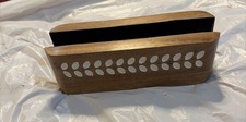 Acacia Wood Vertical Laptop Stand for Apple, HP, MacBook, Dell, Surface & Tablet picture