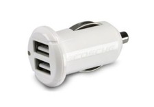 Scosche reVOLT c2 - Dual 4.2Amp (2.1A per Port) Car Charger Adaptor - White picture