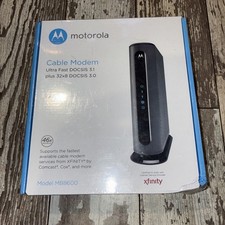 Motorola MB8600 DOCSIS 3.1 Cable Modem Black New Factory Sealed MB8600-10 picture