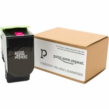 Print.Save.Repeat. Lexmark 801SM Magenta Toner Cartridge for CX310, CX410, CX510 picture