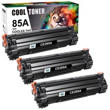 3x Toner Black Compatible With HP CE285A 85A LaserJet Pro P1102W P1102 M1217NFW picture