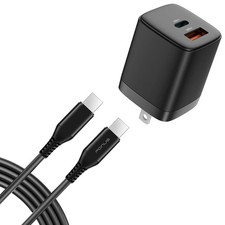 38W PD Home Charger Fast Type-C 6ft Long Cable USB-C Power Cord for Tablets picture