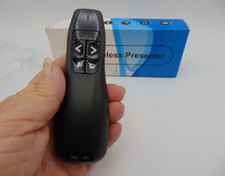 Qui Technology Wireless Presenter Clicker & Laser Pointer  2.4GHz USB Receiver picture