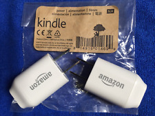 Lot 2  - Amazon Kindle A00810-01/02/03 White 5W USB AC Power Adapter Charger picture