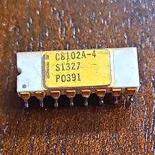 Intel C8102A-4 ceramic vintage chip  SOLDER PULL, ALL LEGS INTACT (BO) picture