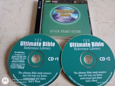 THE ULTIMATE BIBLE REFERENCE LIBRARY QUICK START GUIDE 2 DISC CD PC SOFTWARE picture
