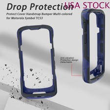 USA New Protective Cover Rugged Boot for Zebra TC53 TC58 Barcode Scanner STOCK picture