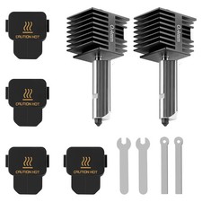 2PCS A1/A1 Mini Hotend Nozzle 0.4mm Hardened Steel Replacement Parts with 4PC... picture