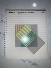 Apple II 80-Column Text Card Manual For IIe Only 1982 Apple Computer Inc picture