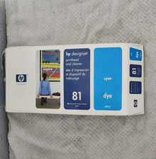 HP 81 Cyan Printhead & Cleaner C4951A Genuine New Sealed Box picture