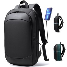 Business Backpack for Men 17 Inch,Slim & Expandable Waterproof Travel Laptop ... picture