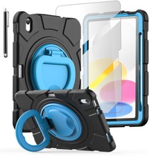 For iPad (A16) 11th Gen 11 Inch (2025) Case Shockproof Rugged Cover 360 Rotating picture