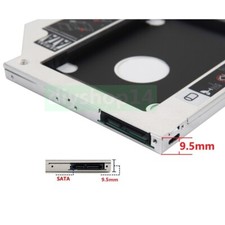 SATA 2nd 9.5mm HDD SSD Caddy Adapter for Dell M4600 M6400 M6500 M6600 3300 1340 picture