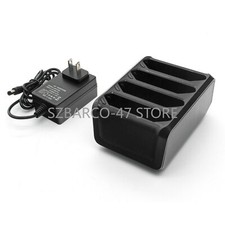 Zebra 4-Bay Battery Charger +Adapter to TC70 TC75, TC72, TC77 Scanner Batteries picture