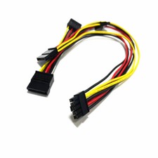 For mac pro 2019 Desktop Workstation power cable mini 10pin to 4* SATA HDD Hard picture
