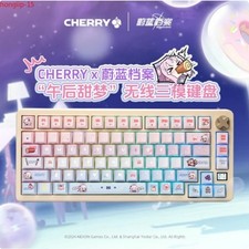 Blue Archive Misono Mika Tri‑Mode Wireless Mechanical Keyboard Anime Gaming Gift picture
