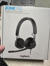 SEALED Logitech Zone 750 USB-C Wired On-Ear Headset for Office & Calls picture