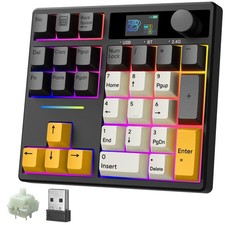 BOYI TD31Pro Mechanical Numpad,Mini Keyboard with Black-Grey picture