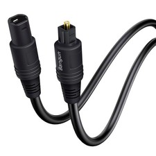 Bangun 3ft Optical Cable Extension, Toslink Extender Cable, 3 Feet, Black picture