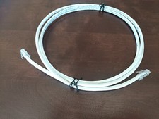 Cat6A 10 Gigabit Patch Cable Non-Booted White 7' QUIKTRON/LEGRAND picture