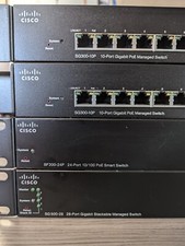 4 PACK - Cisco Stackable Switches 4 Switches Included picture