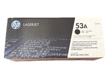 53A Q7553A Black Toner Cartridge OEM HP LaserJet P2014 P2015 M2727 Genuine #609 picture
