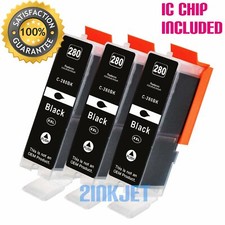 3x PGI-280XXL BK Ink Cartridge for Canon Pixma TR7520 TR8520 TS8320 TS8322 TS702 picture