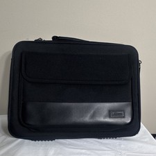 Targus Padded Nylon Briefcase Laptop Carry Case, Black, Fits 15 in Universal picture