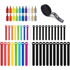Ultimate Cable Organization Pack - 61 Heavy Duty Pieces for Clutter-Free Spaces picture