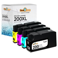 4PK Ink Cartridges for Lexmark 200XL fits OfficeEdge Pro 4000 5500 5500T picture