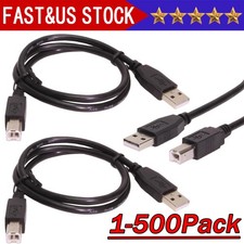 NEW USB 2.0 A TO B High Speed Printer Scanner Premium Cable Cord 1.5m Lot picture