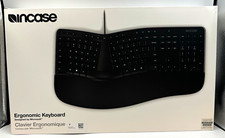 Incase Ergonomic Keyboard Wired USB Black French QWERTY Layout picture