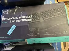  Wireless  Ergonomic wireless 2.4G Keyboard with Wrist Rest by Nulaxy RT01-B picture