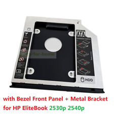2nd HDD SSD Hard Drive Caddy Adapter for HP EliteBook 2530p 2540p 2560p 2570p picture