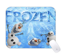 Silly Olaf Snowman Frozen Desk Mat Kids Gaming Mouse Pad picture