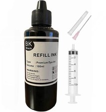 100ml Black bulk refill ink for HP inkjet printer picture