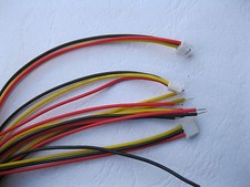 100 pcs Pitch 1.5mm 3 Pin Polarized Connector with 28AWG 15cm Leads Cable New picture