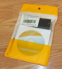 Genuine CableCreation USB 3.0 to VGA Black Adapter Cable & Disc **READ** picture