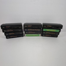 TI-99/4A Command Module 12 Game Lot Hustle Blasto Munch Man Cartridges UNTESTED picture