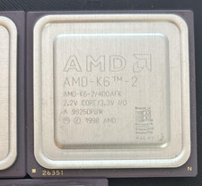 AMD K6-2/400AFK 2.2v core /3.3v I/O CPU   Socket 7 Vintage Processor Tested picture