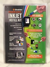 Stratitec Premium Series Inkjet Refill Kit 3 4 &6 Color Printer Copier Fax Photo picture